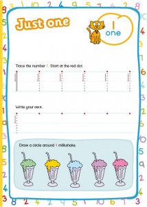 Grade R Worksheet The Number One Smartkids