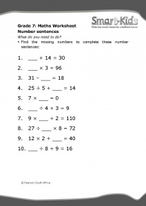 worksheets_maths_gr_7_number_sentences